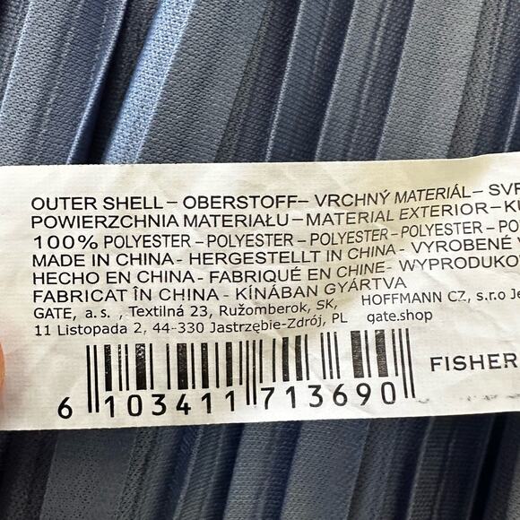 FISHERFIELD Womens Dress Blue Pleated Knee Length Preppy Capsule Spring 36 US S - Picture 9 of 13